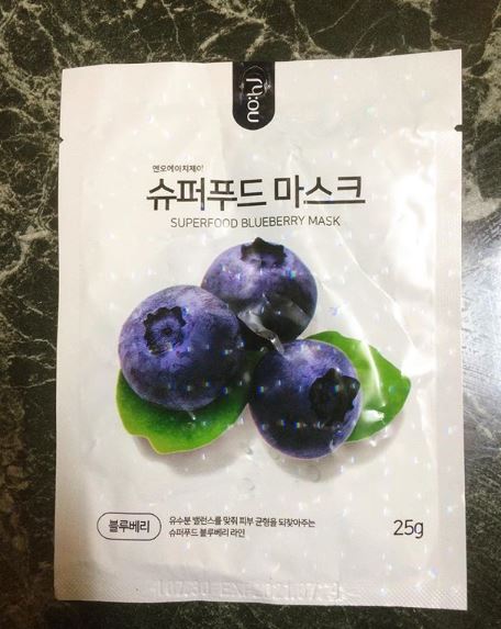 nohj 슈퍼푸드 마스크팩[블루베리]